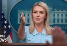 White House holds news briefing as Israel’s Netanyahu meets with Trump, 7 July 2025