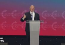 Trump’s ‘border czar’ Tom Homan speaks at Turning Point USA summit, 13 July 2025