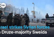 What is Israel trying to achieve by bombing Syrian forces in Sweida? 15 July 2025