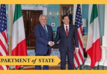 Secretary Rubio meets with Italian Foreign Minister Antonio Tajani, 15 July 2025