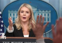 White House holds news briefing as Trump faces MAGA dissent over Epstein files, 17 July 2025