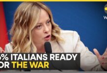 Italians Reluctant to Fight in Potential War; Only 16% Italians Ready for War, 19 July 2025