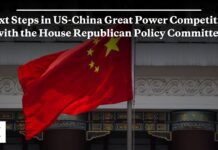 Next Steps in US-China Great Power Competition with the House Republican Policy Committee, 14 July 2025