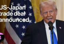 President Trump Announces Trade Agreement with Japan, 23 July 2025