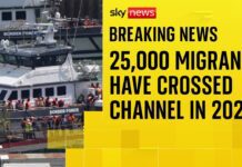 More than 25,000 people have crossed the Canal in small boats so far this year.31 July 2025