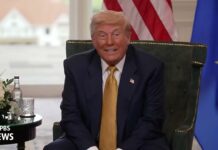 Trump and European Commission chief von der Leyen announce U.S.-EU trade framework, 27 July 2025