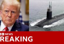 Trump deploys nuclear submarines after “provocative comments” by former Russian President, 1 August 2025