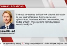 China not EU’s adversary but security ties under strain, says Kaja Kallas ahead of Wang Yi meeting, 2 July 2025