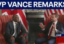 Vance discusses Gaza with UK’s Lammy, 8 August 2025