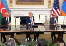 President Trump Participates in a Trilateral Signing with Armenia and Azerbaijan, 8 August 2025