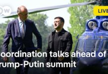 Germany’s Merz and Ukraine’s Zelenskyy give statements after talks with US, EU leaders, 13 August 2025
