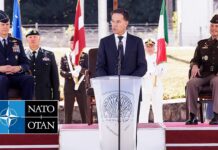 NATO Secretary General at the Allied Command Operations change of command ceremony, 4 July 2025
