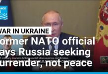 Security guarantees: Russia not vying for peace but seeking Ukraine’s surrender, former NATO official says, 20 August 2025