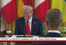 President Trump Participates in a Multilateral Meeting with European Leaders, 18 August 2025