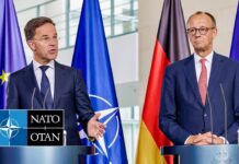 NATO Secretary General with the Chancellor of Germany Friedrich Merz, 9 July 2025