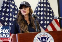 DHS Secretary Noem gives update on the mission to fulfill Trump’s border agenda, 19 August 2025