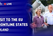 «A sense of urgency»: President von der Leyen’s visit to the Polish-Belarussian border, 31 August 2025