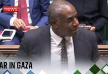 Foreign Secretary David Lammy gives statement to MPs on Gaza, 1 September 2025