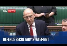 Defence secretary John Healey gives statement on Ukraine war, 1 September 2025