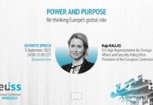 EUISS 2025 annual conference: Kaja Kallas keynote speech, 3 September 2025