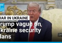 Trump remains vague on backing for Ukraine security plan, 5 September 2025