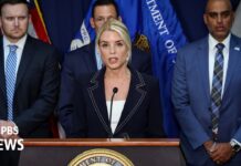 Bondi holds news briefing on human trafficking, 5 September 2025