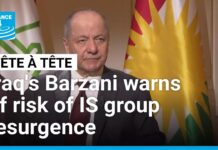 No doubt IS group ‘will rise again’ if US forces withdraw from Iraq, Barzani says, 8 September 2025