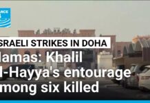 Hamas says six dead in Israeli strike including Qatari security officer, 9 September 2025