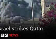 President Trump condemns Israeli strike in Qatar as Hamas says its leaders survived, 10 September 2025