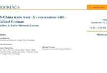US-China trade wars: A conversation with Michael Froman:, 12 September 2025
