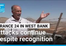 Settler attacks escalate in West Bank village despite recognition of Palestine, 22 September 2025