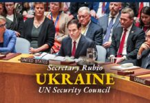 Secretary Rubio participates in a UN Security Council Ministerial Meeting on Ukraine, 24 September 2025