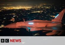 RAF jets join Nato air defence mission over Poland, 21 September 2025