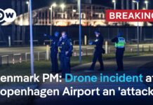 Denmark calls drone airport incident ‘serious attack’, 23 September 2025