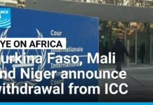 Burkina Faso, Mali and Niger announce withdrawal from ICC, 24 September 2025