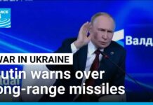 Putin warns supplies of US long-range missiles to Ukraine will badly hurt ties, 3 October 2025