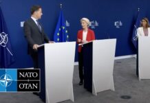 NATO Secretary General w/the President of the European Commission Ursula von der Leyen, 30 September 2025