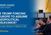Is Trump forcing Europe to assume geopolitical relevance? 2 October 2025