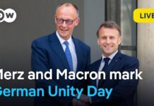 Merz and Macron mark 35 years of German unity, 3 October 2025