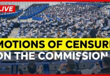 Parliament debates two motions of censure against the European Commission, 6 October 2025