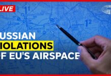 Parliament debates Russian violations of EU airspace and critical infrastructure, 8 October 2025