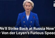 Von der Leyen SLAMS Russia: ‘Europe Must Wake Up — Hybrid War Has Begun!’ 8 October 2025