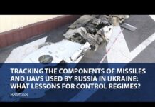 Tracking the Components of Missiles and UAVs Used by Russia in Ukraine, 3 October 2025