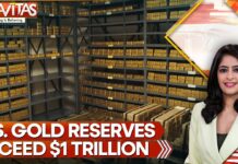 US Gold Reserves Exceeds $1 Trillion in Market Value, 30 September 2025