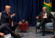 President Trump Participates in a Pull-Aside with the President of Brazil, 27 October 2025