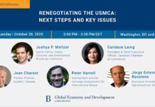 Renegotiating the USMCA: Next steps and key issues, 28 October 2025