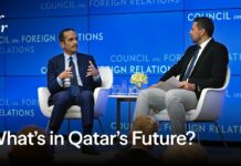 Meeting with Prime Minister and Foreign Minister Sheikh Mohammed bin Abdulrahman Al-Thani of Qatar, 29 October 2025