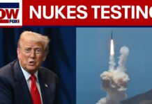 Trump directs Pentagon to test nuclear weapons ‘immediately’, 30 October 2025