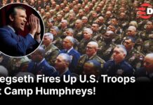 U.S. Defense Secretary Pete Hegseth Addresses American Troops at Camp Humphreys, 4 November 2025