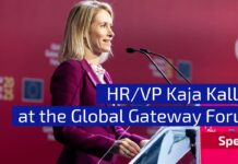 Speech by HR/VP Kaja Kallas at the Global Gateway Forum 2025, 9 October 2025